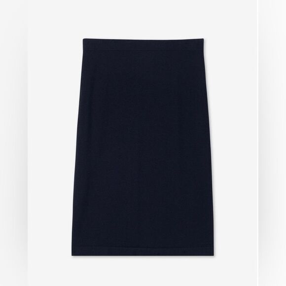 St. John Navy Knit Skirt NWOT - Picture 2 of 6